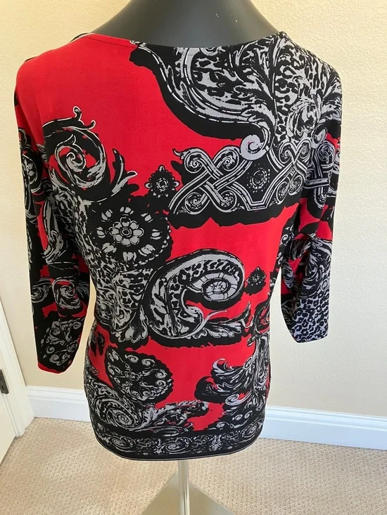 Cache split sleeve blouse - Picture 5 of 6